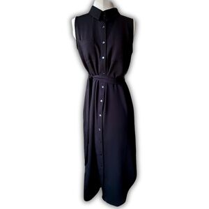 Adrienne Vittadini | Shirtdress | Black | Size 6